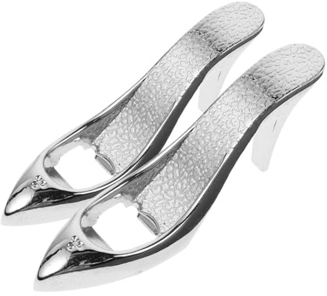 SHINEOFI Flaschenöffner Leichter Manueller Öffner 2 Stück aus Aluminiumlegierung in High Heel Form für Besondere Anlässe und Täglichen Gebrauch