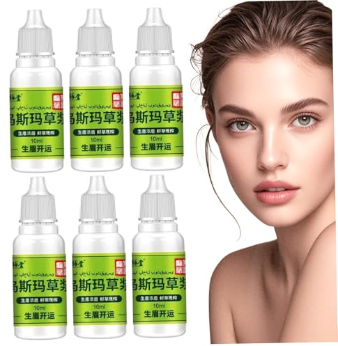 Serum för håravfall, flytande biotin för hårväxt, 6 st usma örtextrakt essens, näringsrik vätska för tillväxten av ögonbryn cilia och pe