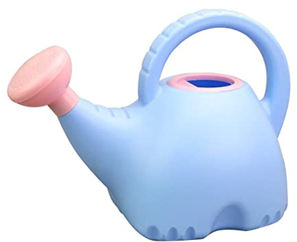 HEEPDD Regadera para Niños, Juguete de Jardín de Plástico con Forma de Elefante de 1,5 L, Diseño Lindo para Niños (Blue)