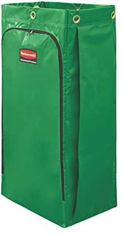 Rubbermaid 1966884 Reinigungswagen, 10 l, Grün