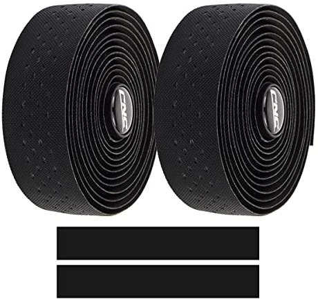 CNC CNCLOL Fahrrad Lenkerband,Rennrad Lenkerband，2 Rollen Lenkerbänder,schwarz