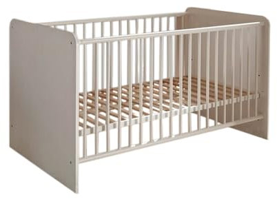 HTI living Babybett Dodo Gitterbett inkl. 3 Schlupfsprossen umbaubar als Kinderbett