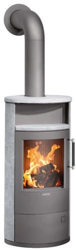 Justus | Kaminofen | Island 5 2.0 | 5 kW | Speckstein, Stahl Gussgrau
