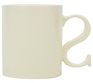 PWSHZ Trinkgläser Hardcover-Kaffeetassen, niedliche Keramiktassen mit großem Griff for Kaffee, Suppe, Tee, Milch, Latte und heiße Kakaotasse als Geschenk Kaffeetassen (Color : White B)