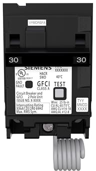 SIEMENS Q230GF 30 Amp 2-Pole Ground Fault Circuit Breaker (GFCI) Circuit Breaker Replaces QF230A