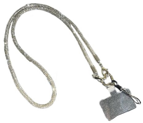Itkcozcg Modeschmuck, Strass-Umhängeband, Handy-Schlüsselband, verstellbare Länge, bunte Kristall-Schlüsselanhänger für den täglichen Gebrauch, Silberfarben, Length 50cm