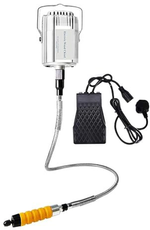 Herramienta De Tallado De Cincel Eléctrico,Herramienta De Tallado De Cincel Eléctrico Para Carpintería,Cinceles Para Tallar Madera,Tallado De Eje Flexible/Control De Pedal/TDF De Alta Potencia De 780W