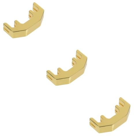 ibasenice 3stücke Violin Übungsdämpfer Goldene Sordine Für Leises Geigenspiel Lautstärke Für Entspanntes Üben Perfektes Zubehör Für Anfänger Verbessert Klangqualität