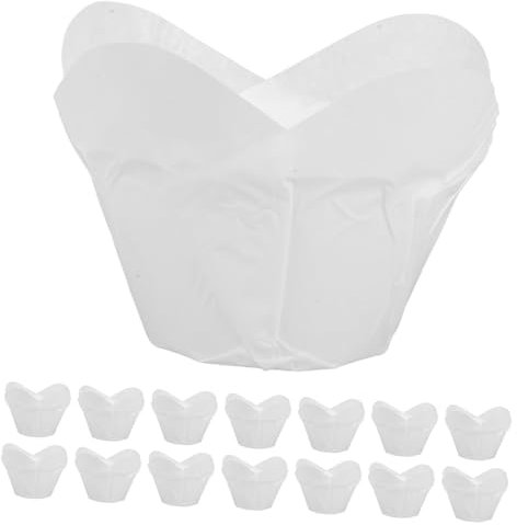 Garneck Cupcakes 3 Juegos De Pastel Pequeño Anti-aceite Muffins Bizcocho Decorar Para Para Muffins Con Cakey Para De 100 * 3