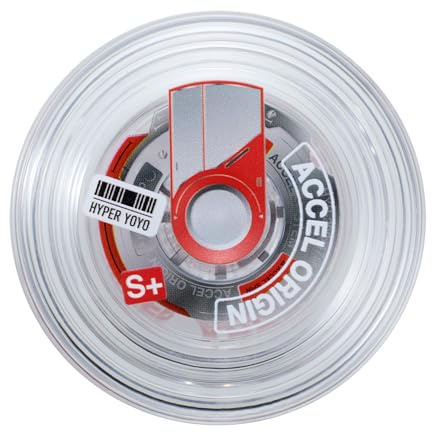Bandai 60007 Accel Hyper Yoyó Bianco, Gioco di Abilità, Yoyo ottimo per i bambini di 8 anni, con il suo sistema Accel, prova tutti i trucchi in modo semplice e veloce
