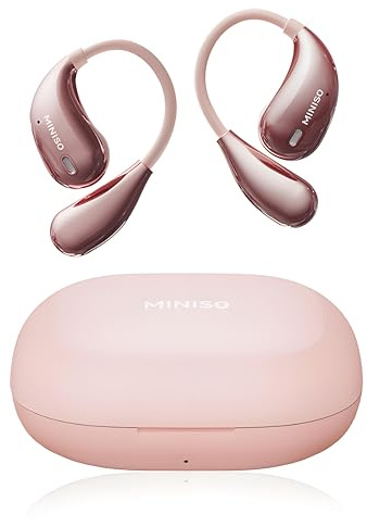MINISO X33 AI Translation Earbuds Real Time,135 Language Translator Earbuds,Open Ear Wireless Bluetooth Translation Headphones with HiFi Sound, 60H Playtime, Suitable for Travel,Learning&Business
