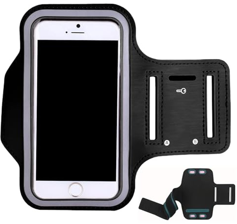 Löpningsarmband för telefon - Vattentätt armband för telefon för löpning | Lätt stötsäker förvaringsväska med nyckelplats, sporttillbehör för vandring cykling träning jogging