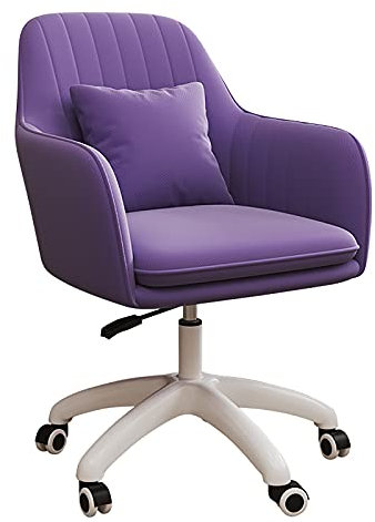 Genérico Mesa Plegable con Bandeja, mesita de Noche, Mesa para portátil, Silla Gaming de Terciopelo con Altura Ajustable, diseño capitoné, Silla de Ordenador Suave y cómoda para el hogar y la Oficina