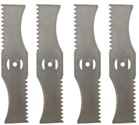ALNENWT 2/4/10 Pezzi da 6 Pollici for Testina tagliaerba Lama a Dente di Sega Lame for Tosaerba Elettrico decespugliatore Tosaerba Pezzi di Ricambio(4PCS)