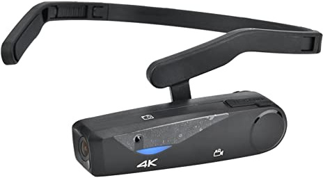 Annadue Appareil Photo Numérique Head Wear, Caméscope WiFi 4K 30fps avec Télécommande, Pixels 500W, Grand Angle, pour l'enseignement de Courtes Vidéos