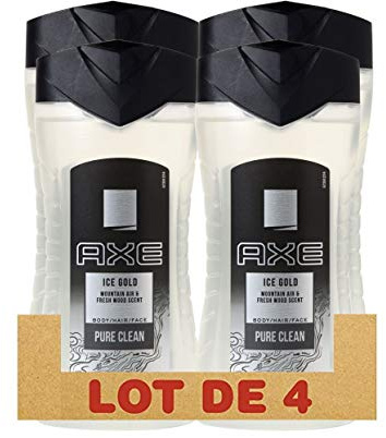 Axe Duschgel Ice Gold 250 ml – 4 Stück