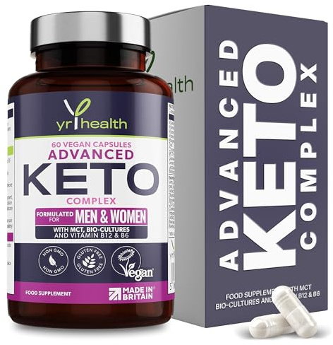 Keto Pills Max Strength Complex with MCT Oil & Green Tea & Vitamins