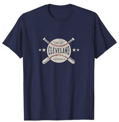 Maglietta Cleveland Ohio OH Maglietta con grafica da baseball vintage Maglietta