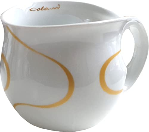 Jumbotasse Colani Kaffeetasse XXL große Tasse Jumbobecher Porzellan Colani Loop (Gold)