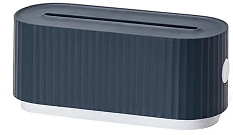 Kabelboxen Plug-in-Board-Aufbewahrungsbox Kabelbuchse Finishing-Line-Box, die Desktop-Ladeleitung Plug-in-Line-Hub-Box blockiert Steckdosenbox (Color : Blauw)
