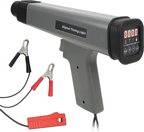 GussTa Zündung Timing Licht, Digital Auto 12V, Induktionsmotor Timing Light Gun Timing Light, Motor Zündspule Tester
