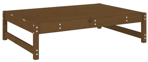 vidaXL Gartenhocker Honigbraun 120x80 cm Massivholz Kiefer