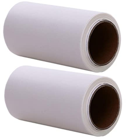 Backpapier Hitzebeständig bis 230°c Weiß Einlage 2 Rollen Papier | Wasserfest, für Mikrowelle und Ofen Geeignet, Passend für Backform und Backen