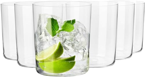 Krosno Vasos para Sidra, Agua y Otras Bebidas | Set de 6 vasos | 500 Ml | Colección | Ideal para Casa, Restaurante y Fiestas | Apto para Lavavajillas