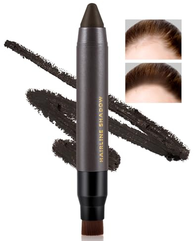 Boobeen Haaransatz Puder Stick, Haarschatten Puder für dünner werdendes Haar, Concealer Puder Wurzelabdeckung, Wasserfestes Haarwurzel Touch-Up Puder