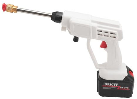 Sin Cable Lavadora a Presión, Portátil Lavadora Eléctrica, Alta Presión Bateria Cargada Limpiador Energético - Mano Pistola Limpiadora a Presión para Coche para Vehículos Irrigar