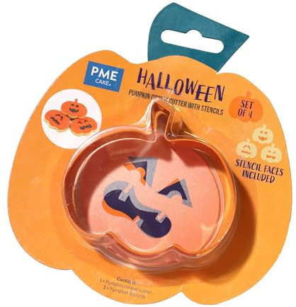 PME Halloween Keksausstecher & Schablonen - Kürbis