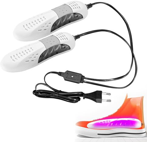 Elektrischer Schuhtrockner und Schuhwärmer - Tragbarer Stiefeltrockner für Skischuhe, Socken, Schuhe und Handschuhe