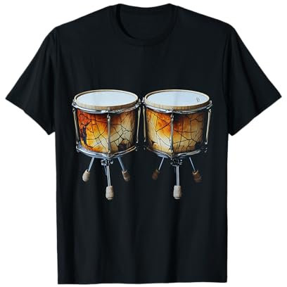 Timbales Instruments de musique Art graphique Timbales T-Shirt