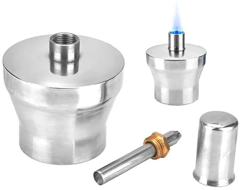 Spiritus-Brenner 450 Ml EdelstahlAlkohollampenbrenner Spiritus-Öfen verdickten Spiritus-Brenner mit Schraube und Docht-Chemie-zahnmedizinischer Laborlampe