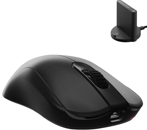 BenQ ZOWIE FK2-DW Symmetrical Gaming eSports Mouse | 4K Enhanced Receiver | 65g | Driverless | 3950 Sensor | 4K Polling Rate