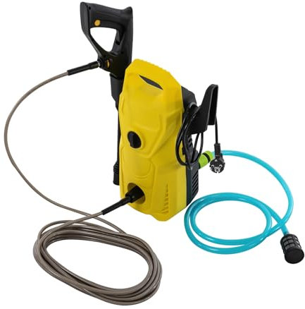 Tragbarer Elektrischer Hochdruckreiniger 3000W Fassadenreiniger mit Hochdruckschlauch 10m 2800PRM Fugenreiniger für Reinigen von Autos Böden Geländern Plätzen Häusern Autowaschanlagen