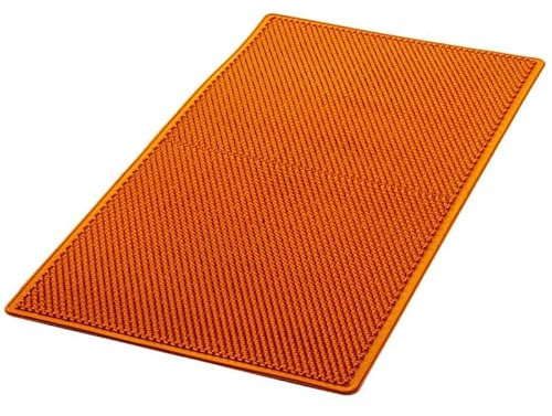 Alfombra de acupresión Lyapko Max 6,2 Ag (naranja) – Alfombra de erizo más grande para espalda, cuello y bienestar, esterilla de masaje para aliviar el estrés y relajación profunda, esterilla de