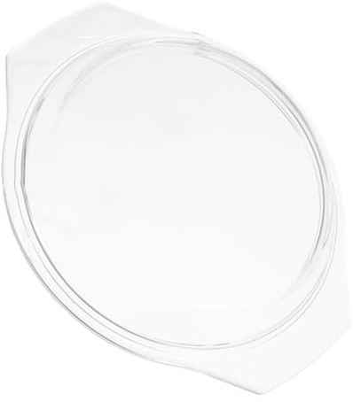 DOITOOL Microwave Glass Food Splash Cover Heat Resistant Lid Steaming Feature Suitable for Oven Use Dishwasher Safe for Vegetable Plates and Bowls