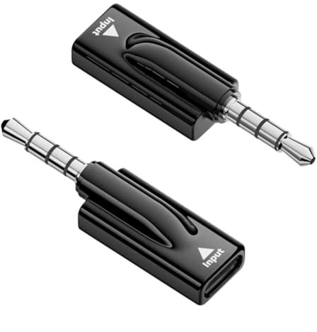 Seminer Adaptateur USB-C vers Prise Jack 3,5 mm Compatible avec Casque, PC, Tablette, Ordinateur Portable, Microphone, Haut-Parleur (Lot de 2)