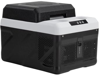 zcamp KM12 12L Glacière Electrique Voiture, Portable à Compression Réfrigérateur de Voiture,12/24V Mini Frigo pour Maison, pour dortoir, Camping ou Pique-Nique en Plein Air, 20 à 20℃