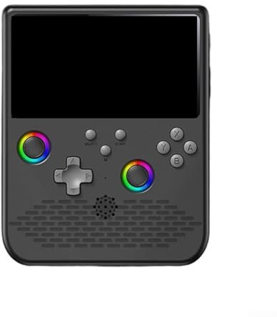 H5 Retro Handheld Game Csole Portable 5 Inch IPS Screen with Customizable RGB for LIGHTING ABS Build Lightweight for MINI for ARCADE Black for Gaming On ((W(Wh(Whi(Whit(White(Black)