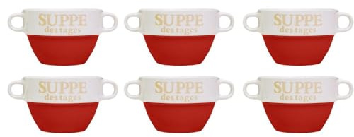 riya Soup Cup Soup Bowl Soup Turerine Country House Red