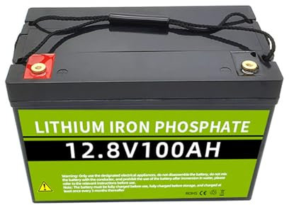 SSCYHT 12.8V/12V 100Ah 200Ah 300Ah LiFePO4 Battery 4000+ Deep Cycles Lithium Battery with 100A BMS Max.1280Wh/2560Wh/3840Wh Energy Perfect for RV/Solar/Trolling Motor,12V100Ah
