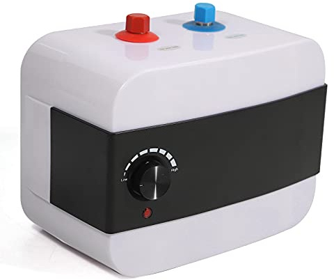 panfudongk Calentador de agua eléctrico 6L grifo de ducha pequeño tanque de acero inoxidable 304, protección térmica, 65 ℃, 5 kg