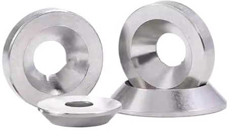 Rondelle fraisée, rondelle de coupelle en acier, M3 M4 M5 M6 M8 M10 joint plat solide conique concave et convexe cône conique conique 304 rondelle fraisée en acier inoxydable (taille : cône M10x30x6.0