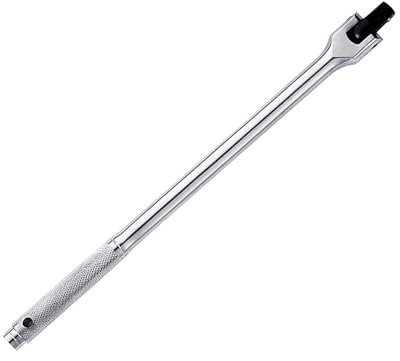Wheel Brace Wrench, Adjustable Socket Wrench, Rotating Spanner Ratchet Socket Wrench with Knurled Handle for Daily Repair