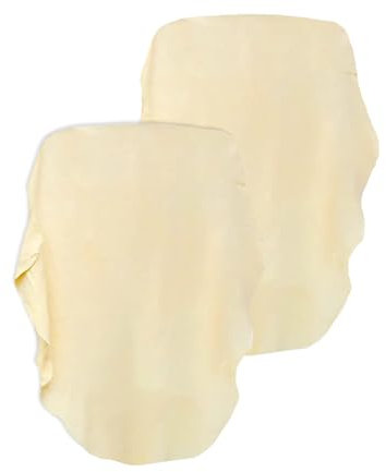 2 Stück Fensterleder Auto Ledertuch Fensterleder Echt Leder 60 x 40 cm Ledertuch Autopflege Kein Haarausfall Nichtmarkierung Autoleder für Auto, Fenster, Glas