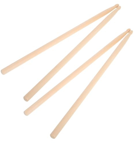 BESTonZON 2paare Schlagzeug-equipment Beliebten Drumsticks Aus Holz Percussion-sticks Für Schlaginstrumente Tragbare Rhythmusstöcke Für Leistung