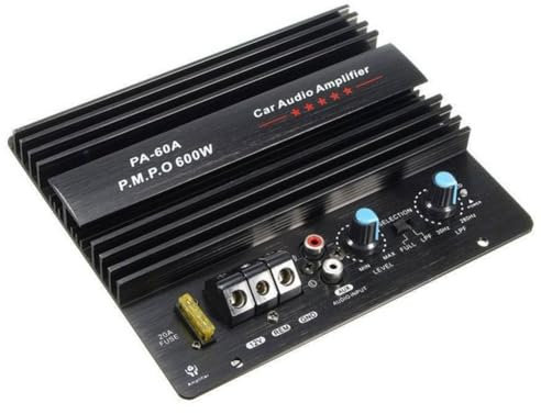 Uxsjakjsd PA-60A12v Car Amplifier Board High Power Audio Subwoofer 12v Amplifier 600W