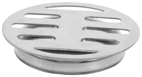 Tapa Plata de Desagüe de Acero Inoxidable Redonda de Ducha